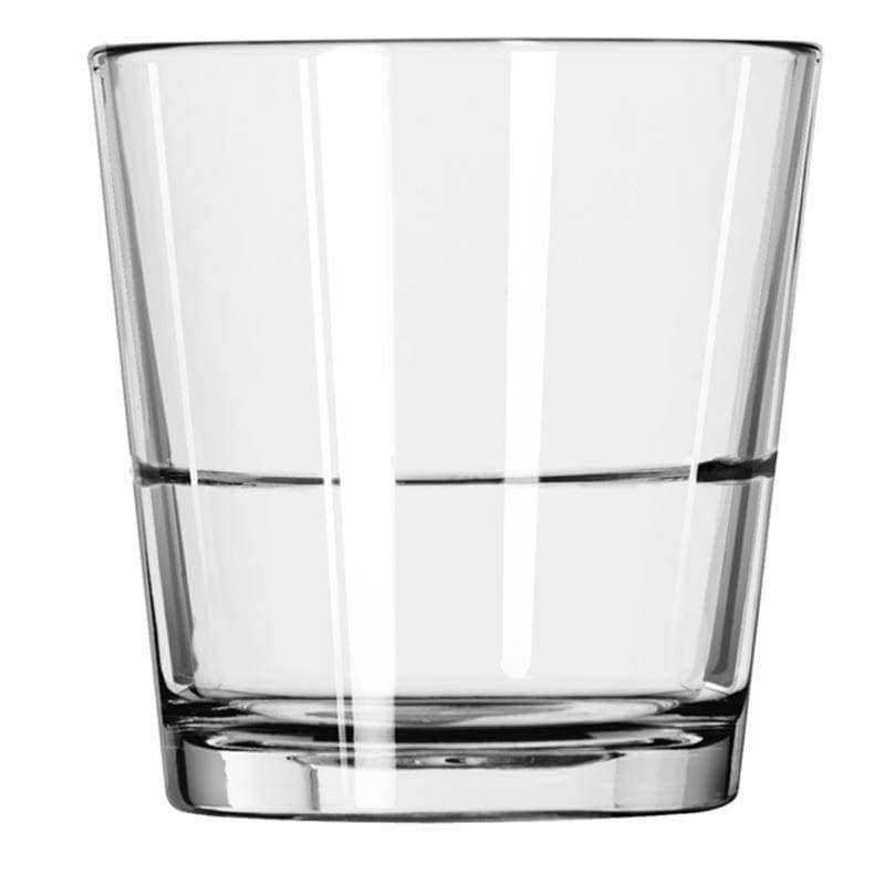 Libbey Restaurant Stacking DOF Glass, 12 oz, Set of 12