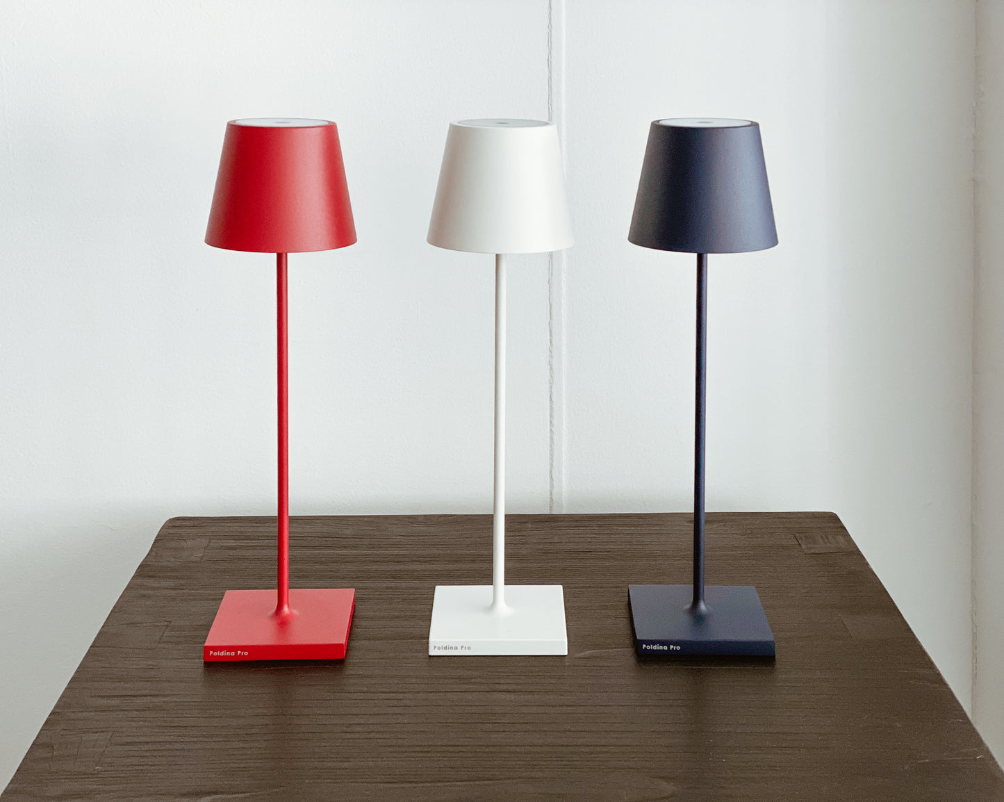 Poldina Pro Table Lamp in Steel Blue