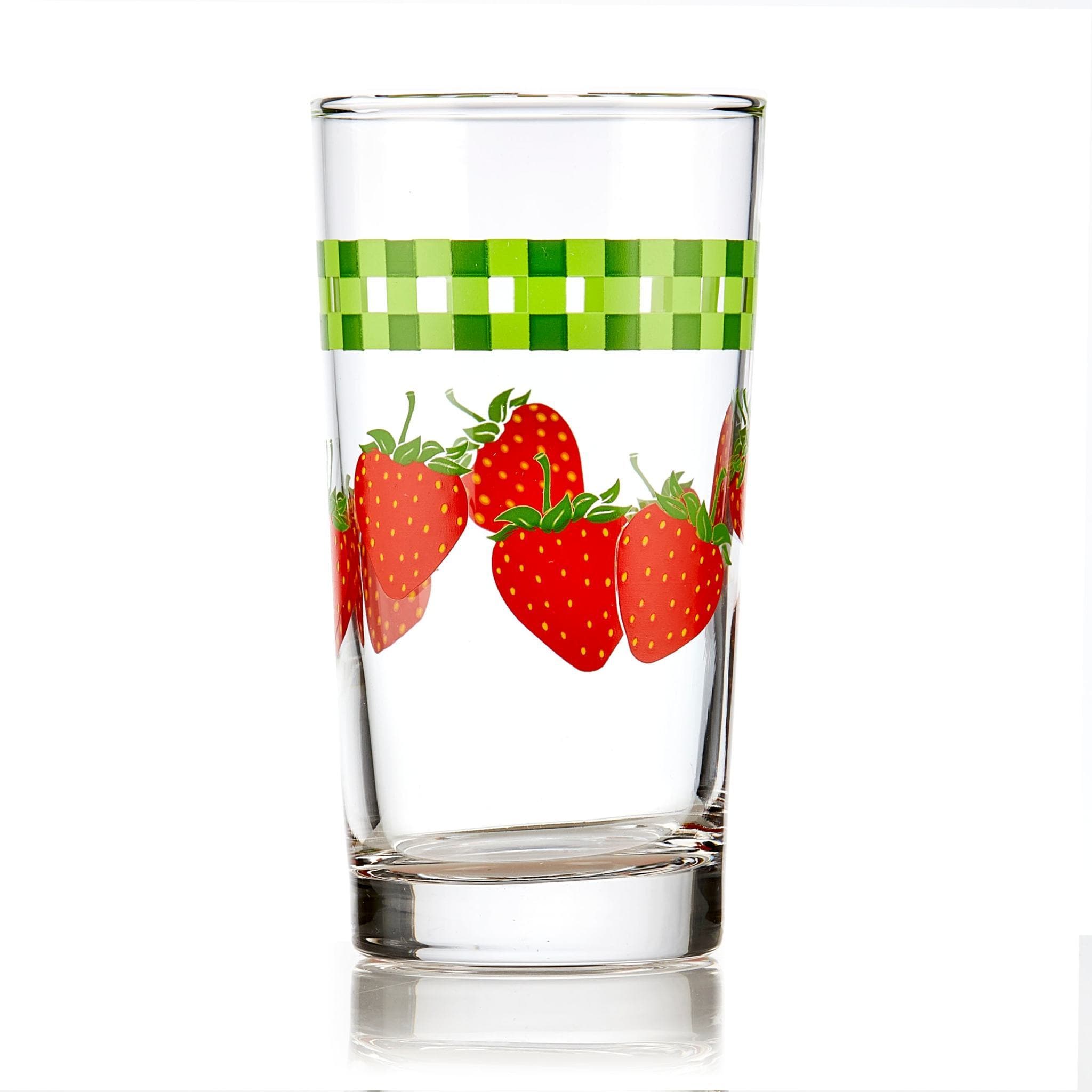 Libbey Vintage Juice Glasses, 11-ounce, Assorted, Set of 4