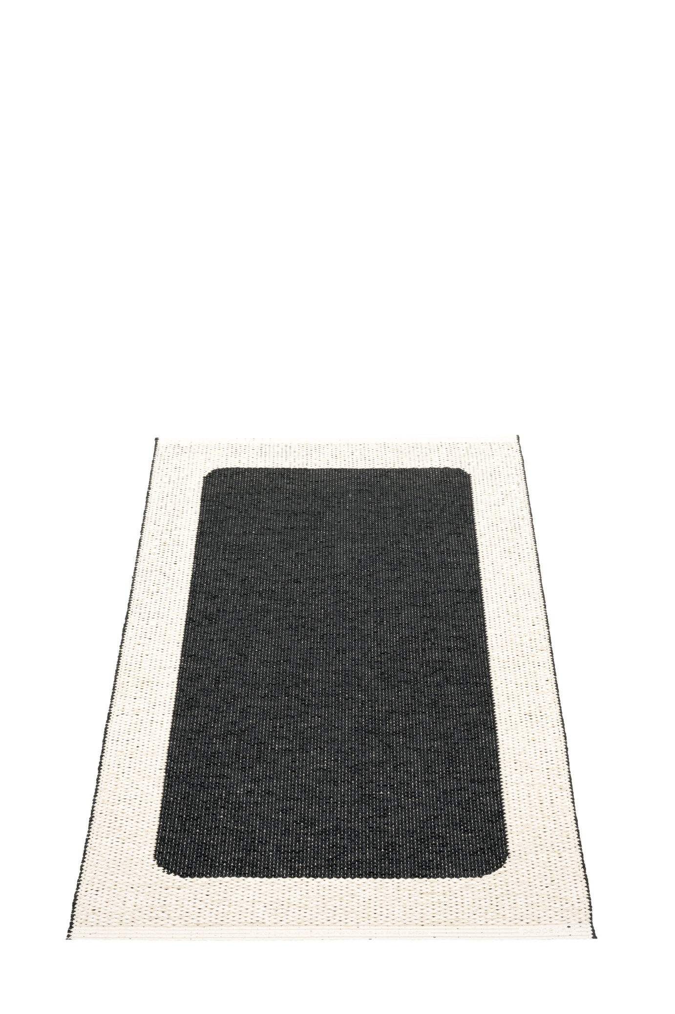 Amagansett Plastic Floor Mats Black/Vanilla
