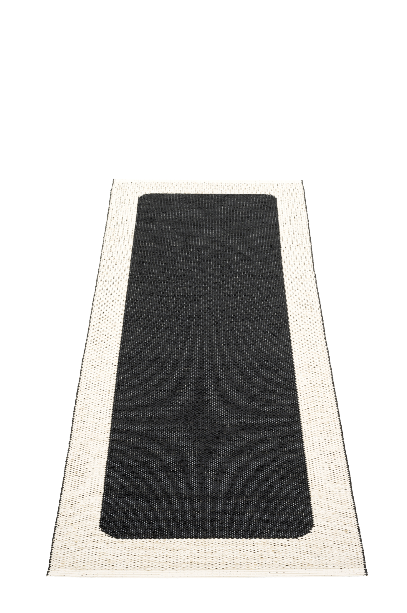 Amagansett Plastic Floor Mats Black/Vanilla