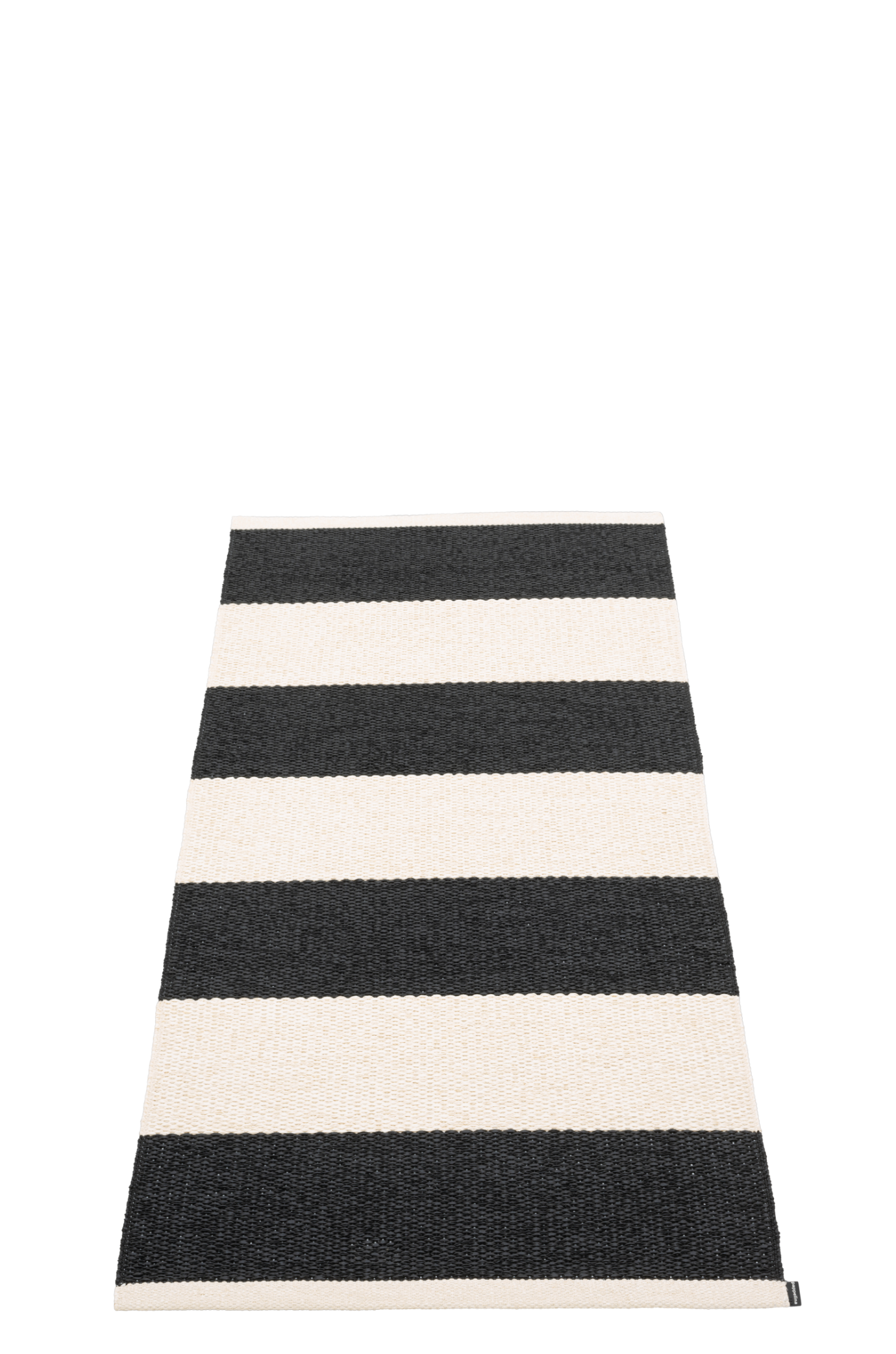 Bridgehampton Plastic Floor Mats Black/Vanilla