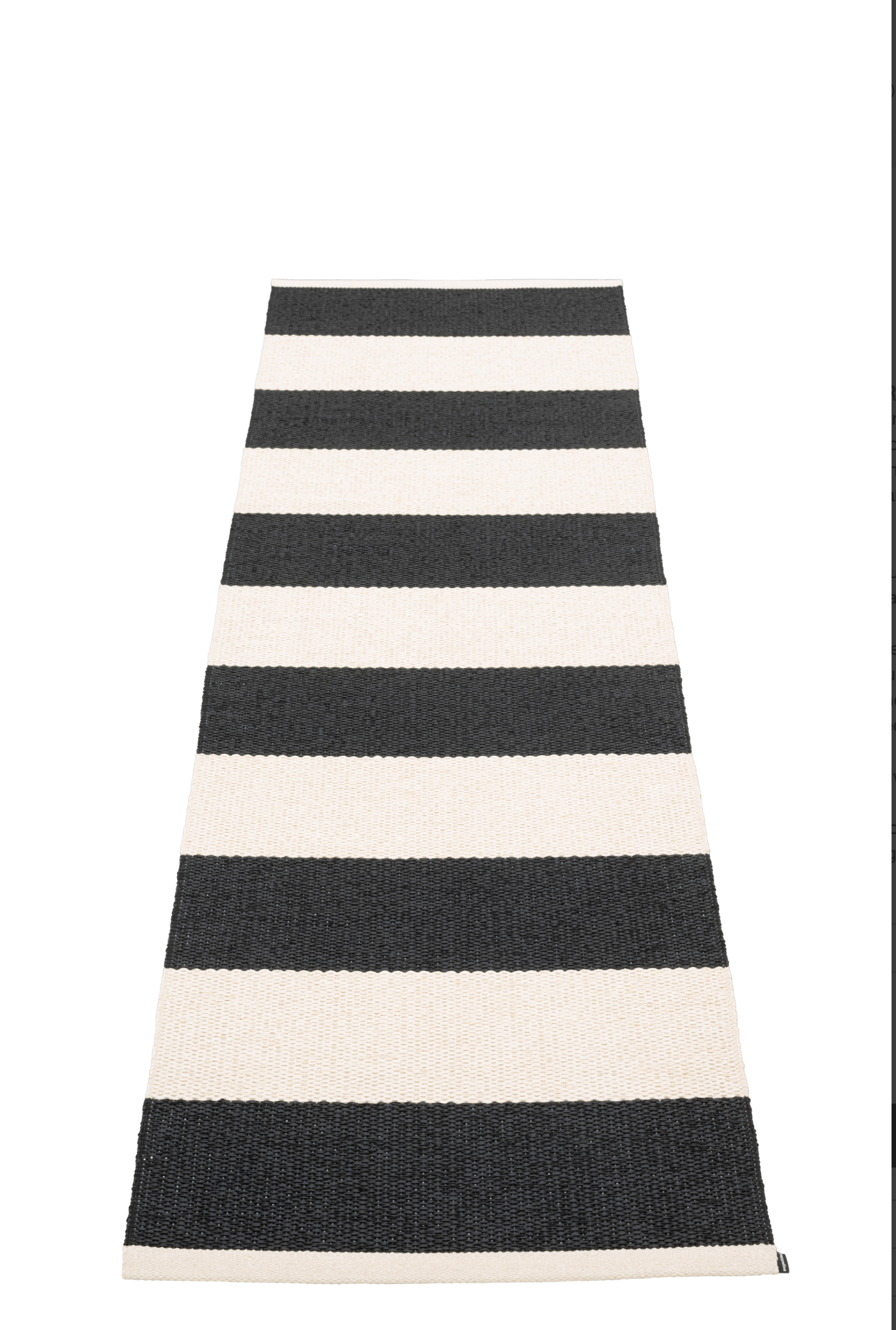 Bridgehampton Plastic Floor Mats Black/Vanilla
