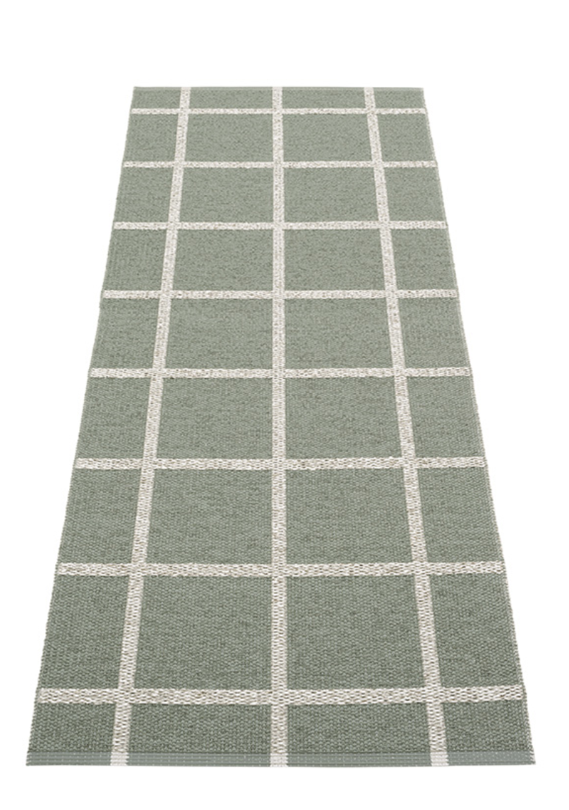 Little Plains Beach Plastic Floor Mats in Army/Stone Metallic