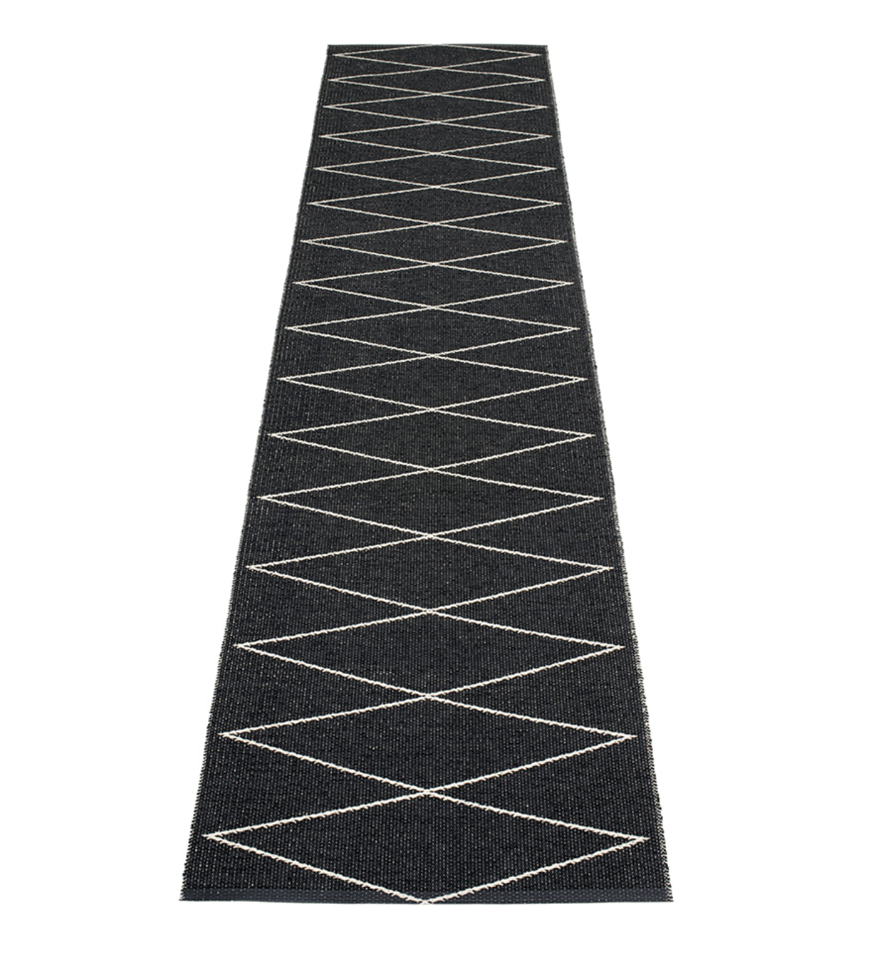 Navy Beach Plastic Floor Mats Black/Vanilla