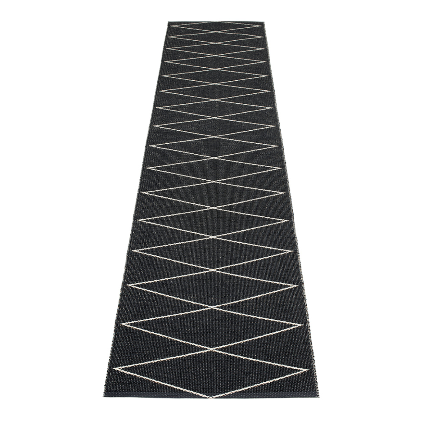 Navy Beach Plastic Floor Mats Black/Vanilla