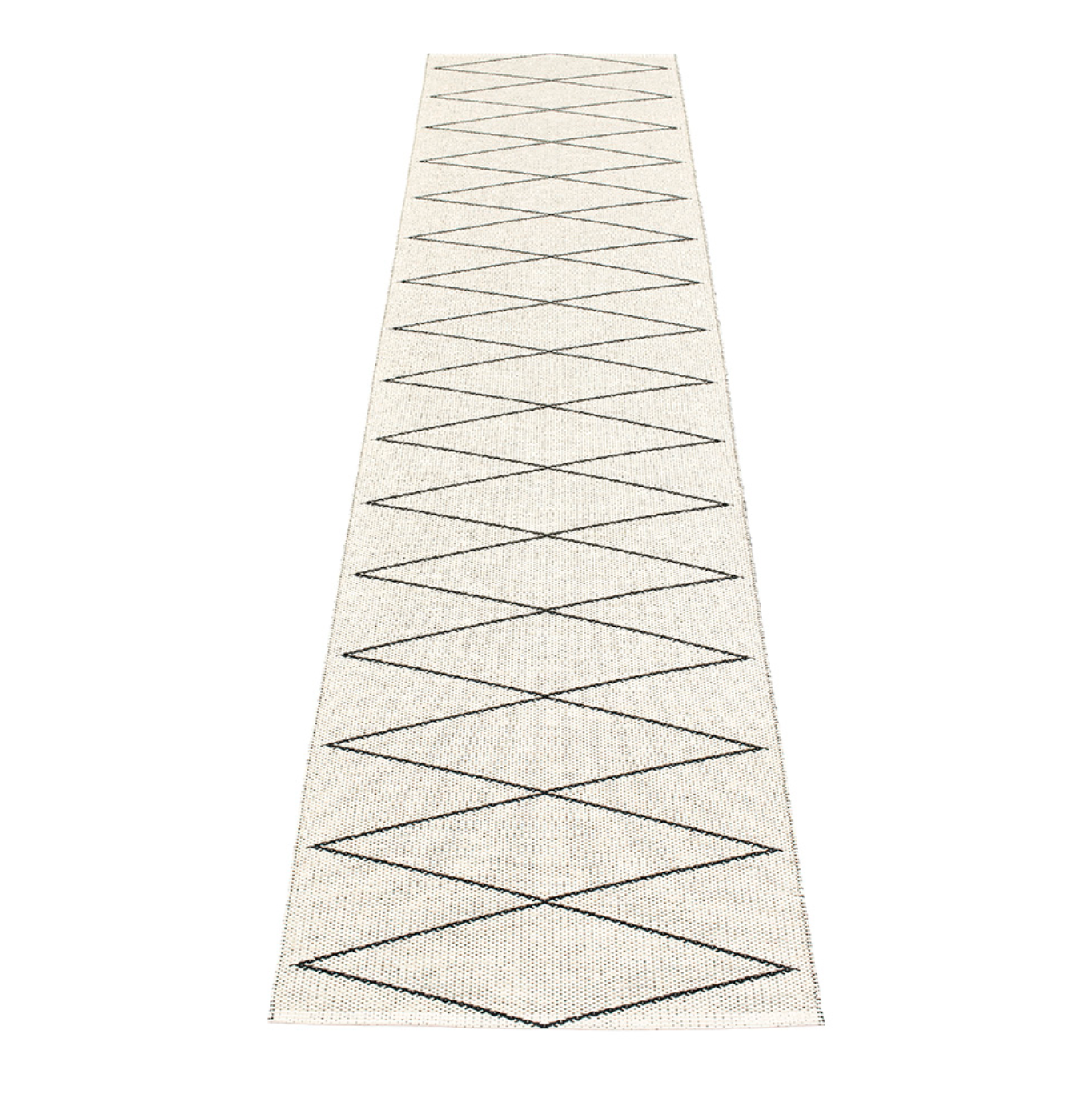 Navy Beach Plastic Floor Mats Black/Vanilla