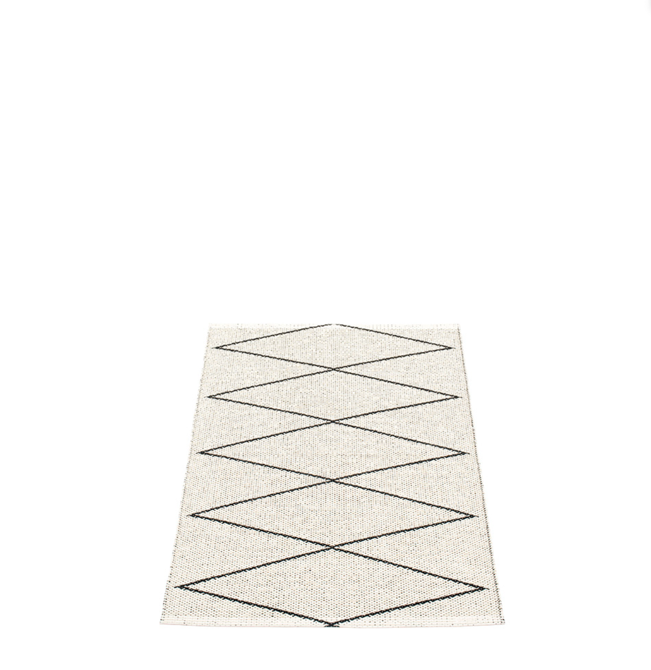 Navy Beach Plastic Floor Mats Black/Vanilla
