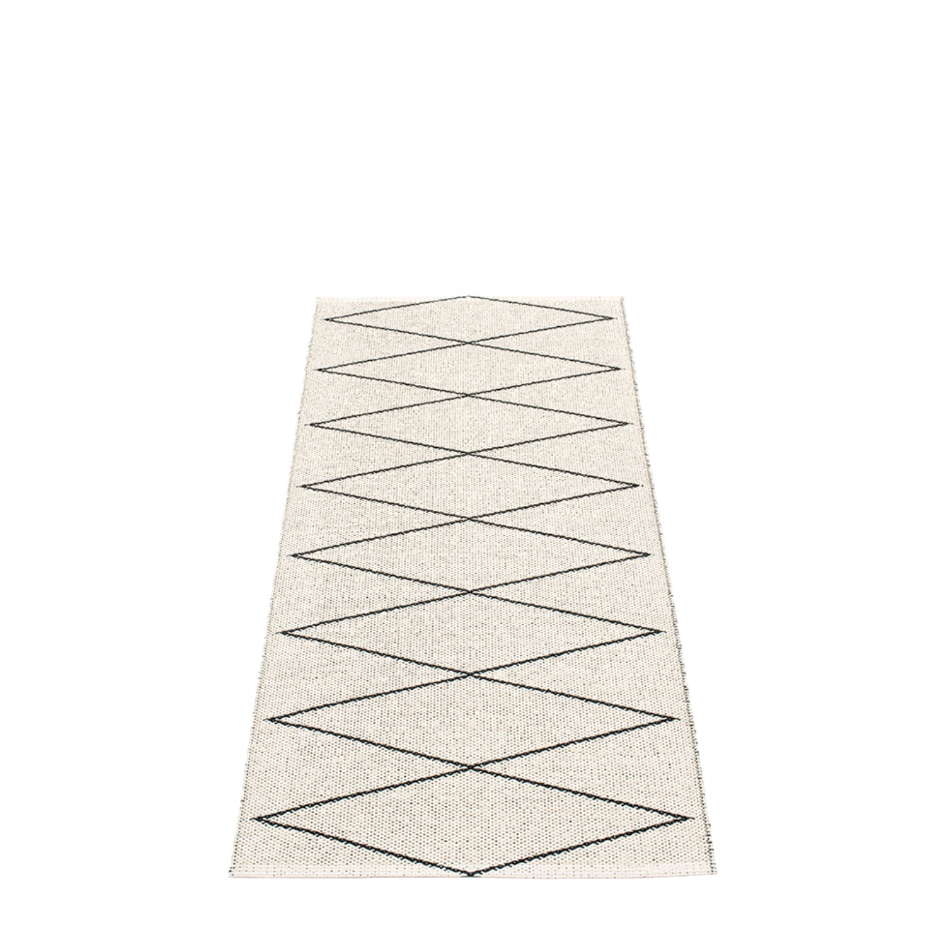 Navy Beach Plastic Floor Mats Black/Vanilla