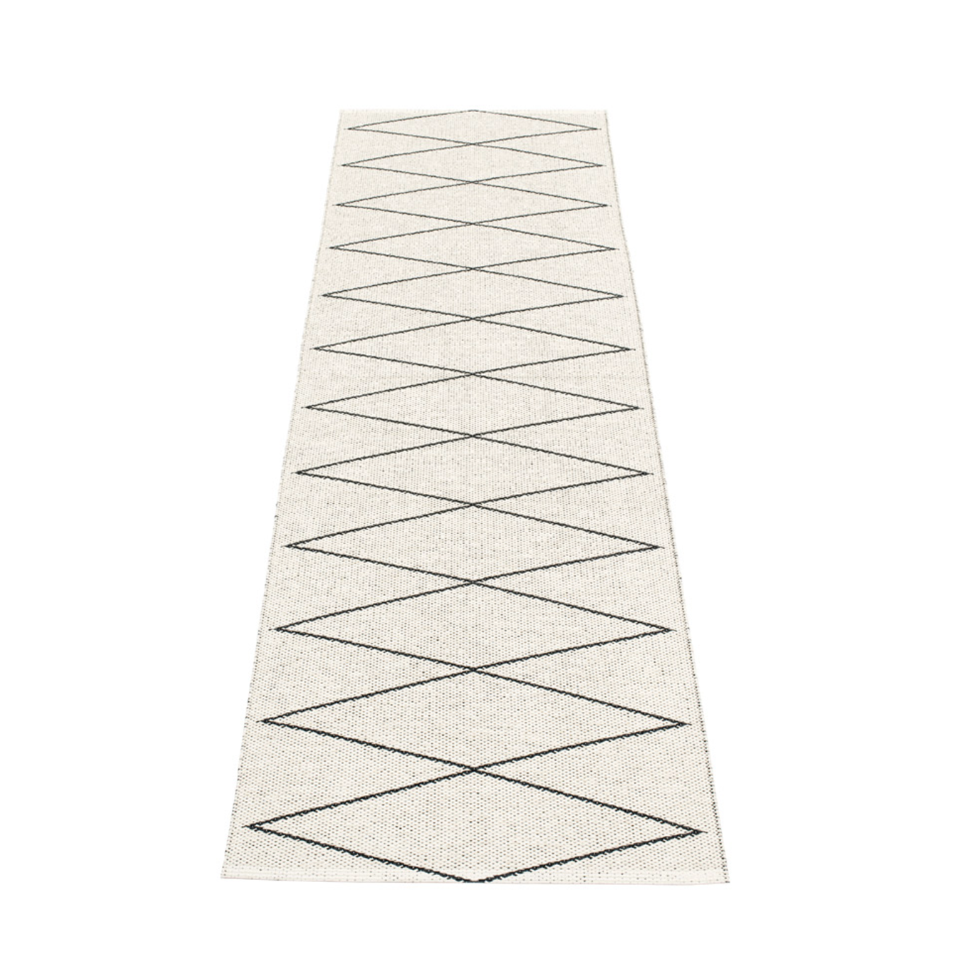 Navy Beach Plastic Floor Mats Black/Vanilla