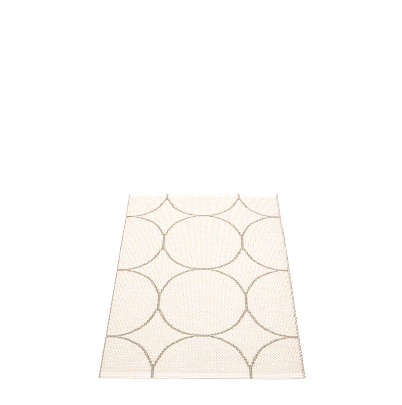 Mecox Plastic Floor Mats Dark Linen/Vanilla