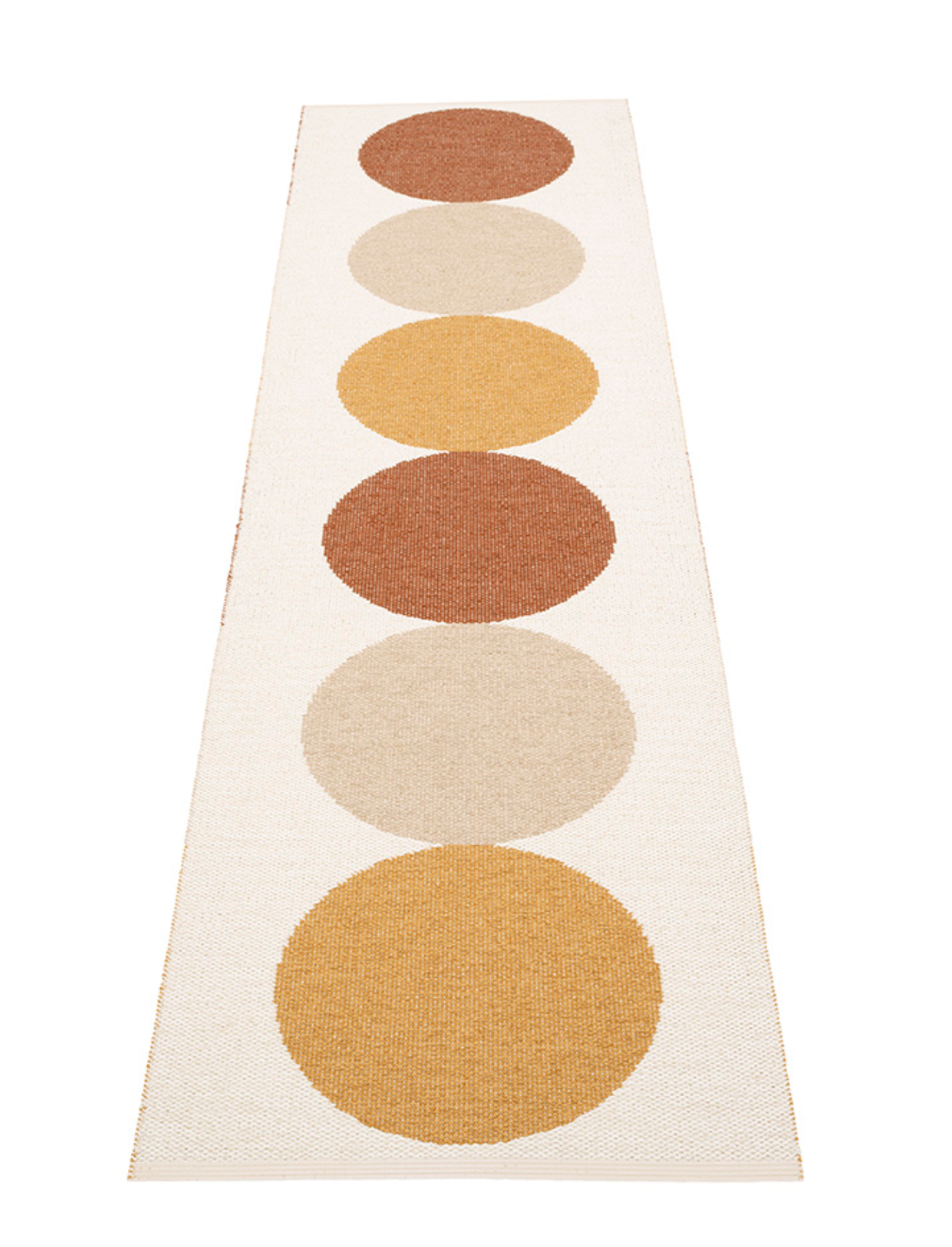 Ocean Road Beach Plastic Floor Mats in Harvest/Background Vanilla