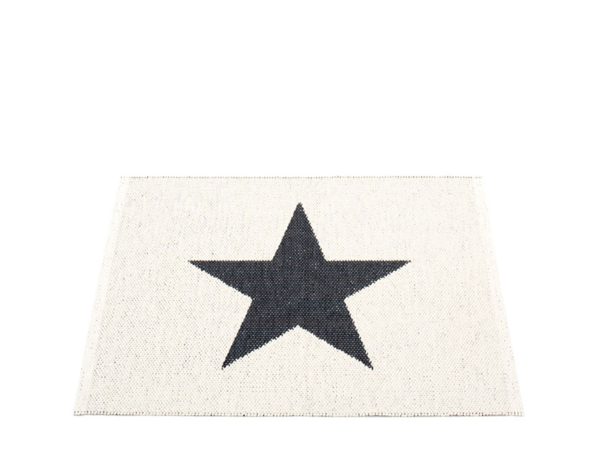 Sagaponack Plastic Floor Mats Black/Vanilla