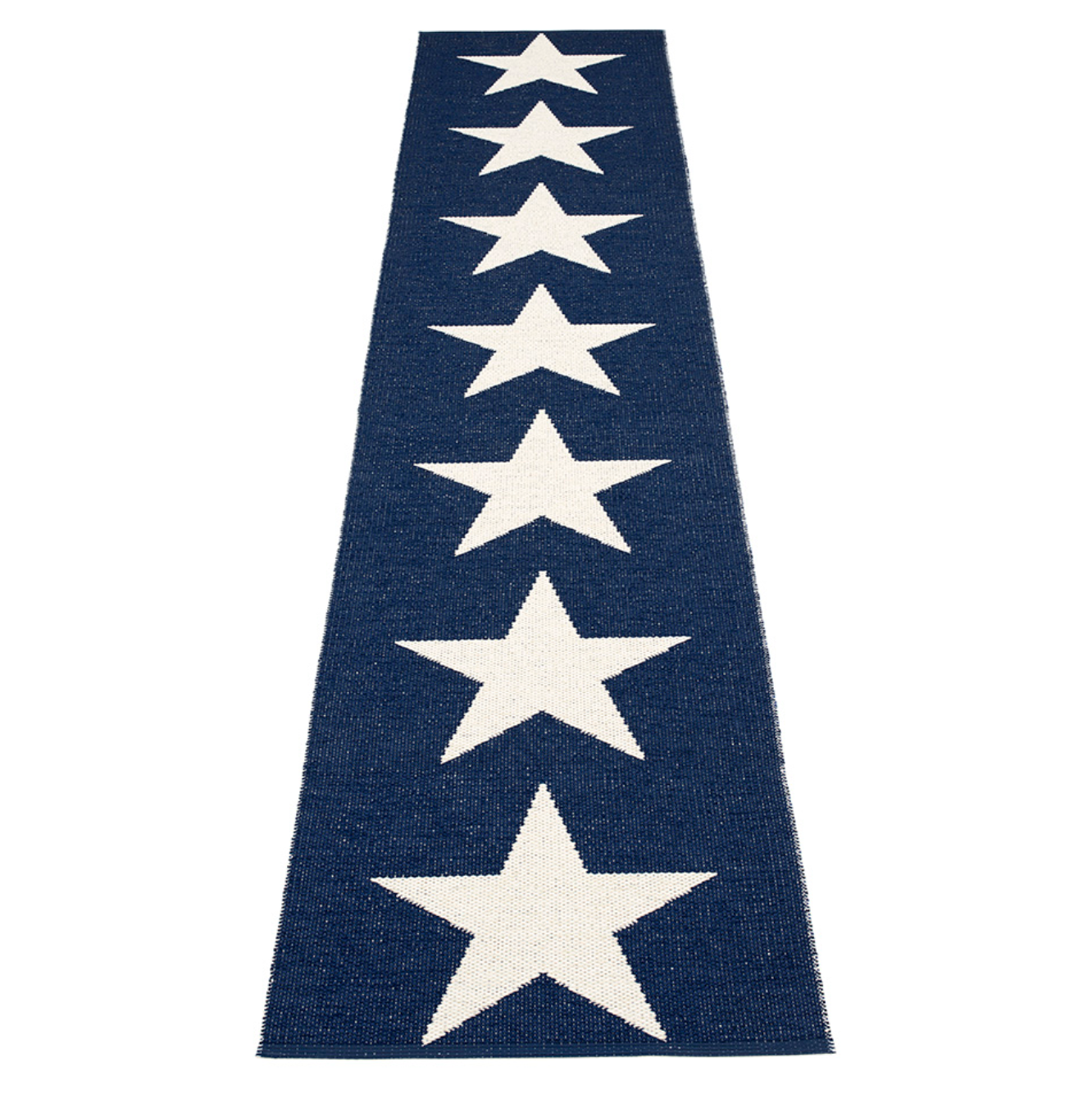 Sagaponack Plastic Floor Mats Dark Blue/Vanilla