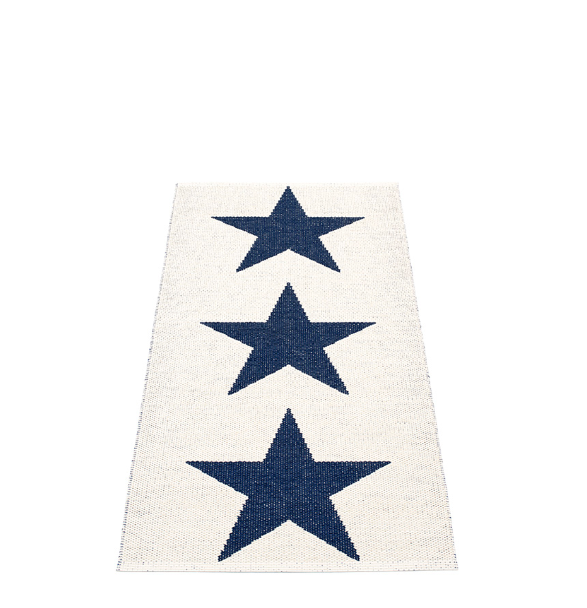 Sagaponack Plastic Floor Mats Dark Blue/Vanilla