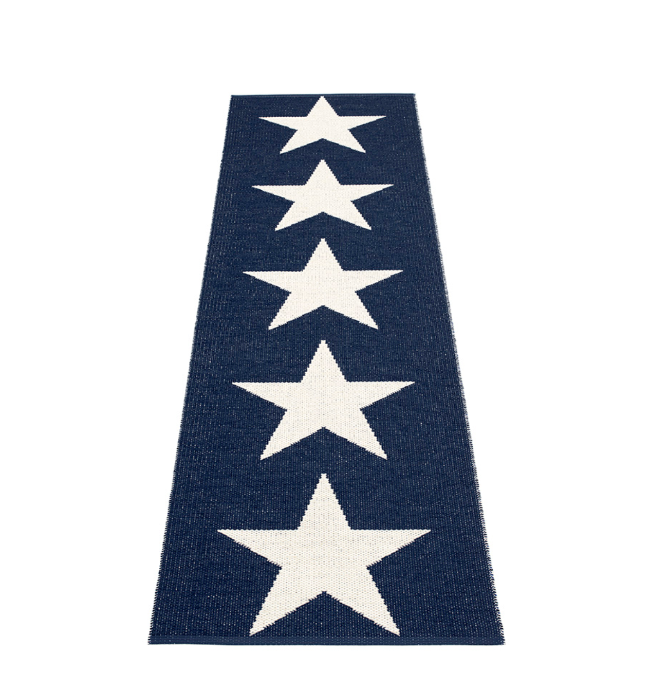 Sagaponack Plastic Floor Mats Dark Blue/Vanilla