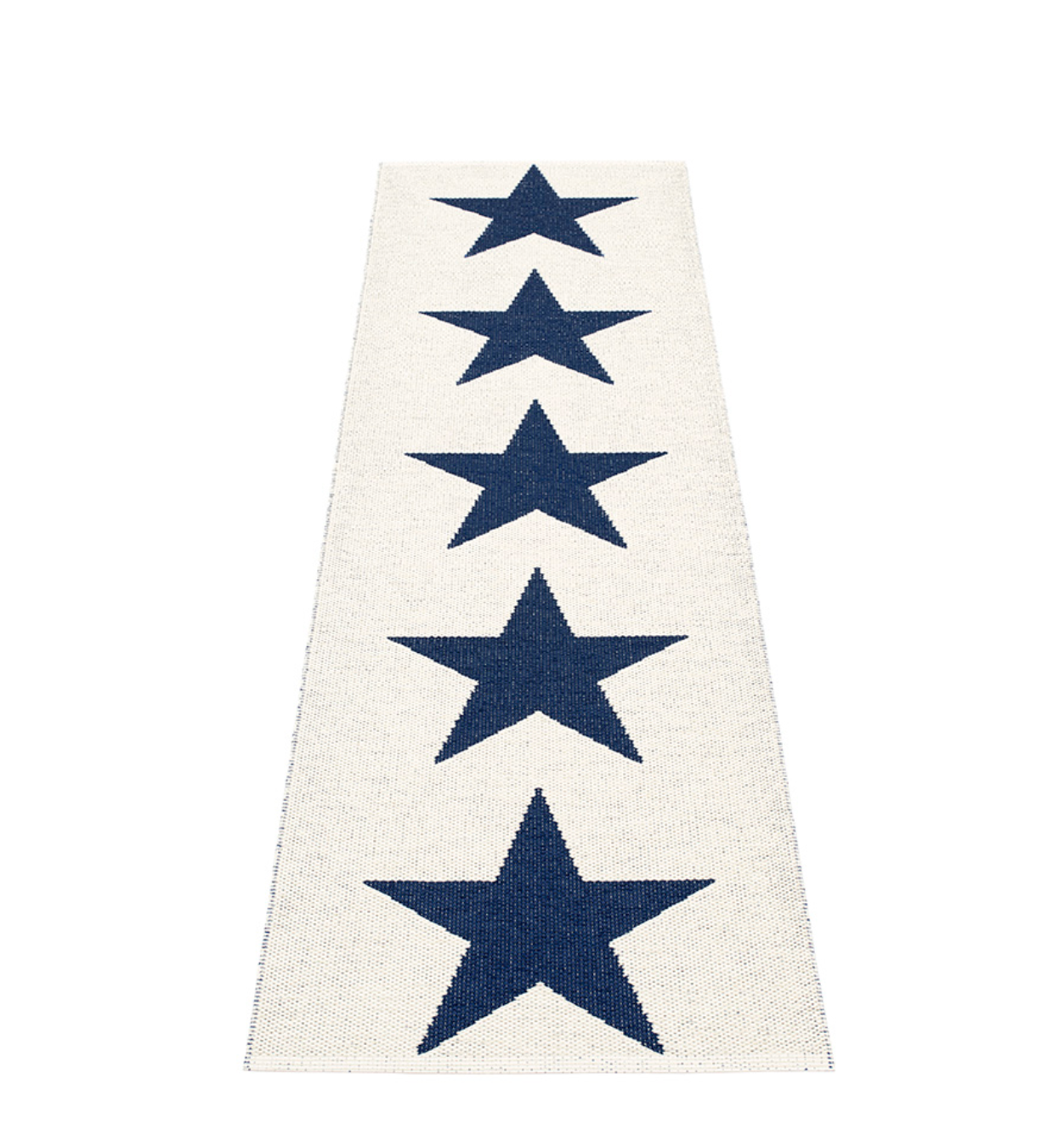 Sagaponack Plastic Floor Mats Dark Blue/Vanilla