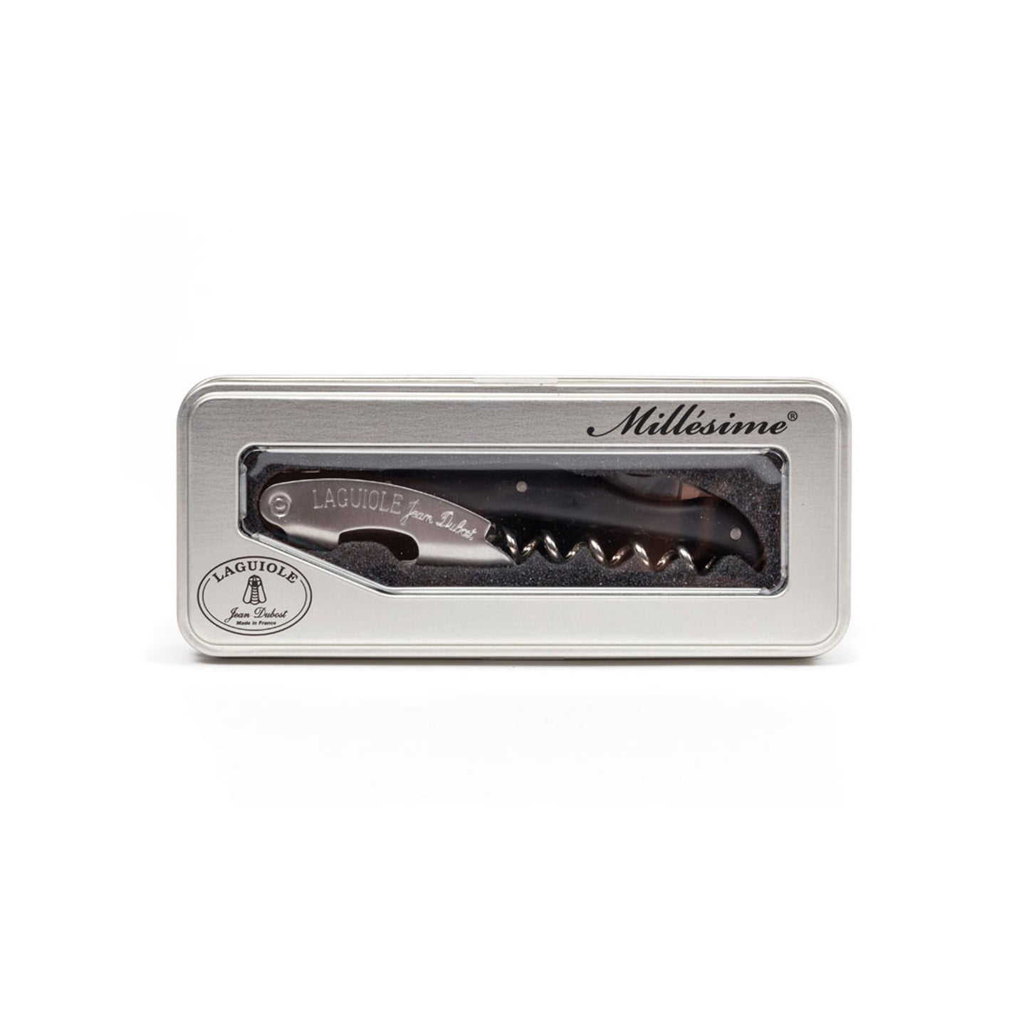 Laguiole Wine Waiter, Black, Metal Box