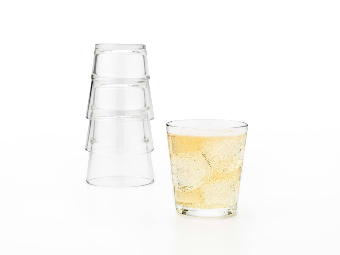 Libbey Restaurant Stacking DOF Glass, 12 oz, Set of 12