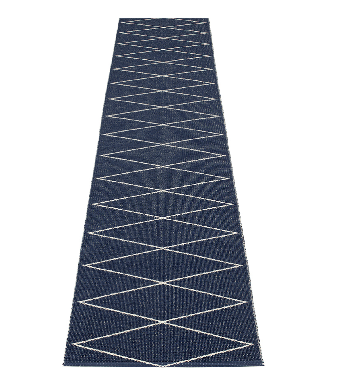 Navy Beach Plastic Floor Mats Dark Blue/Vanilla