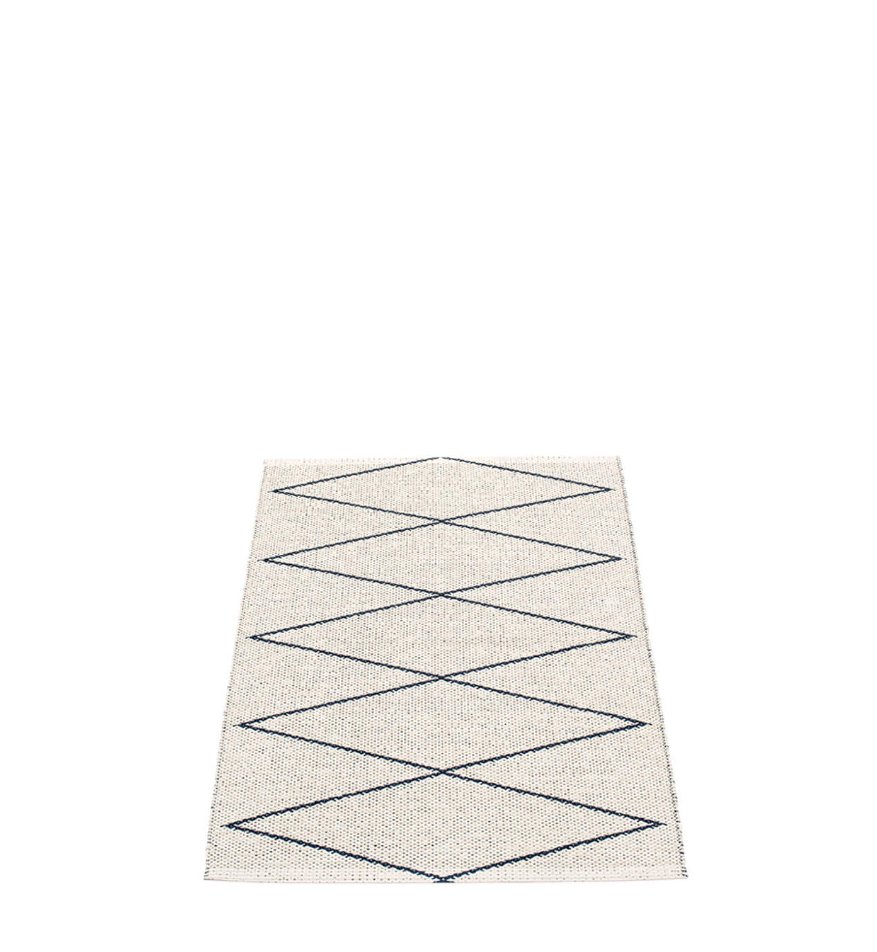 Navy Beach Plastic Floor Mats Dark Blue/Vanilla