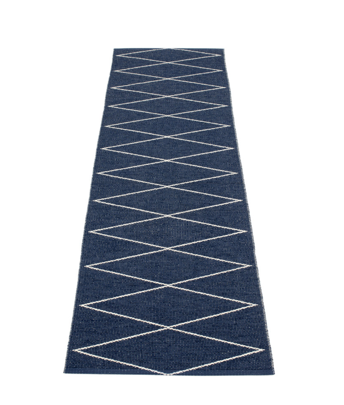 Navy Beach Plastic Floor Mats Dark Blue/Vanilla