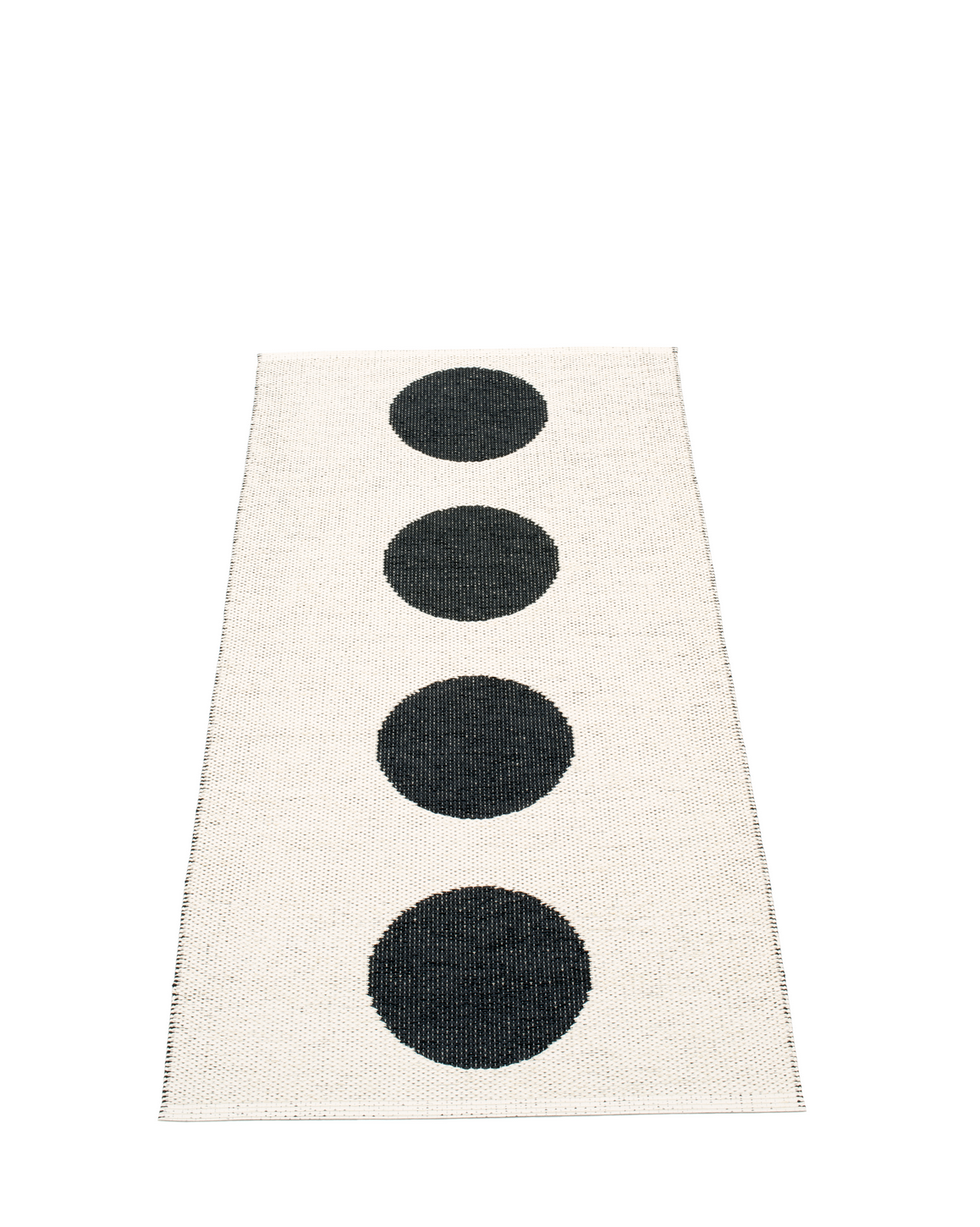 North Haven Plastic Floor Mats Black/Vanilla