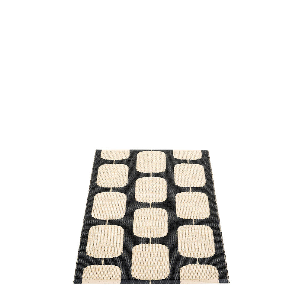 Ditch Plains Plastic Floor Mats Warm Black/Cream (Multiple Sizes)