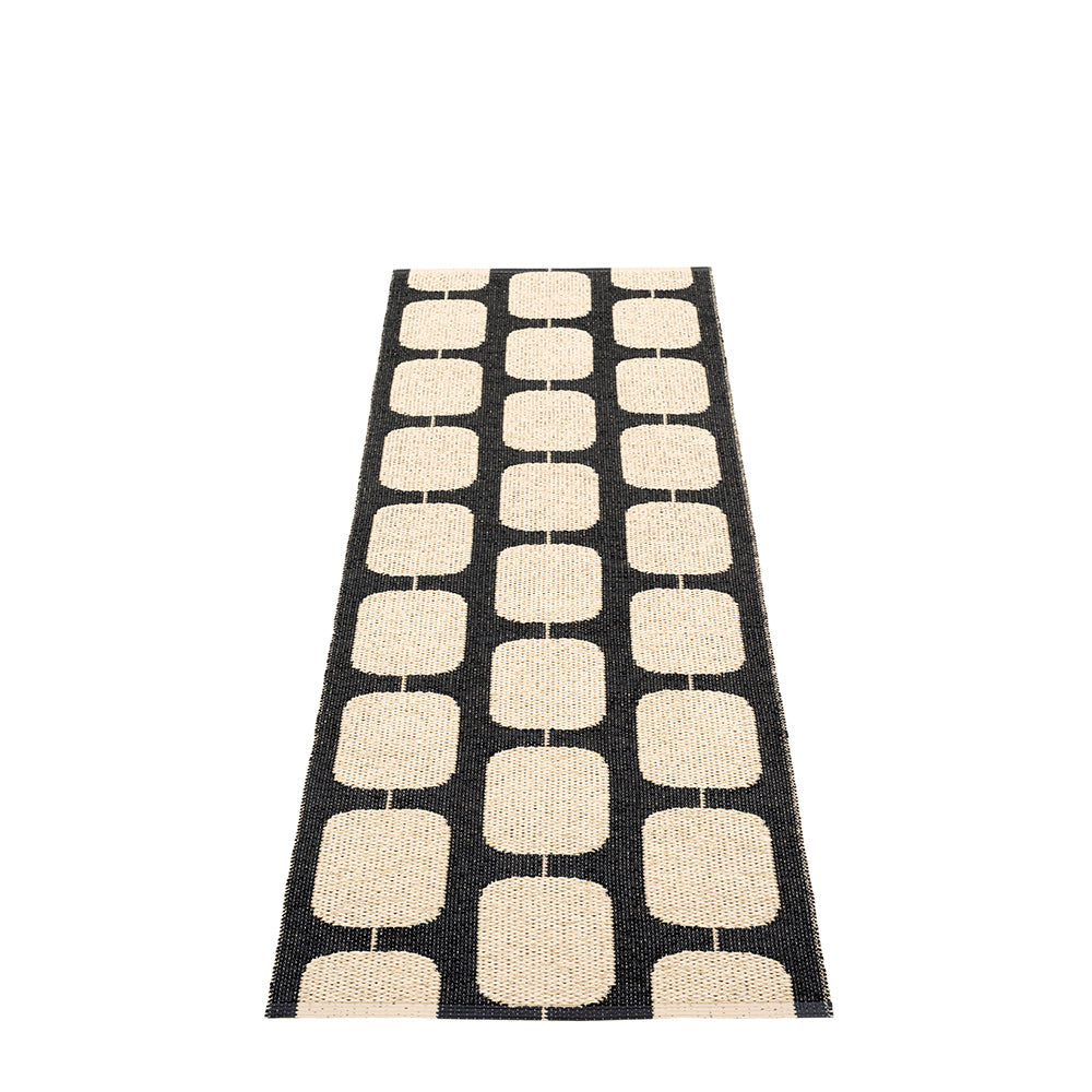 Ditch Plains Plastic Floor Mats Warm Black/Cream (Multiple Sizes)
