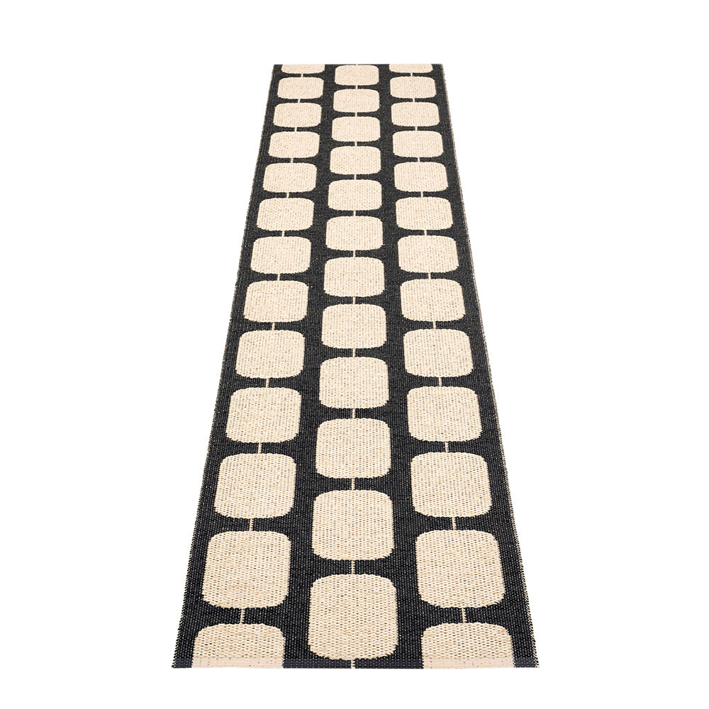 Ditch Plains Plastic Floor Mats Warm Black/Cream (Multiple Sizes)