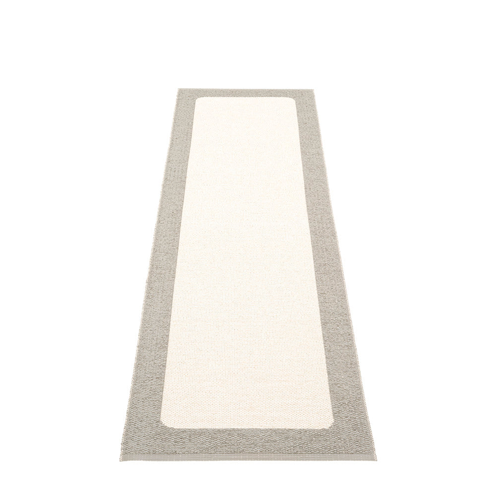 Amagansett Plastic Floor Mats Warm Grey/Vanilla (Multiple Sizes)