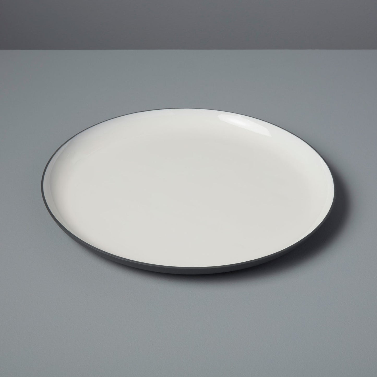 Aluminum + Enamel Round Platter
