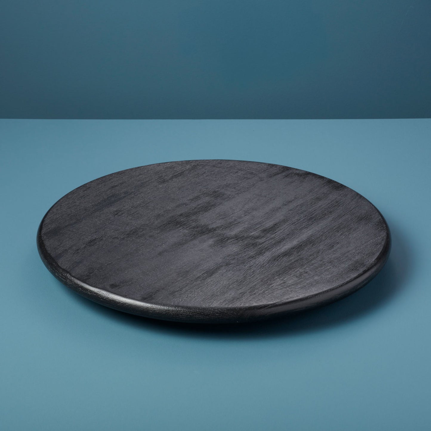 Black Mango Wood Lazy Susan
