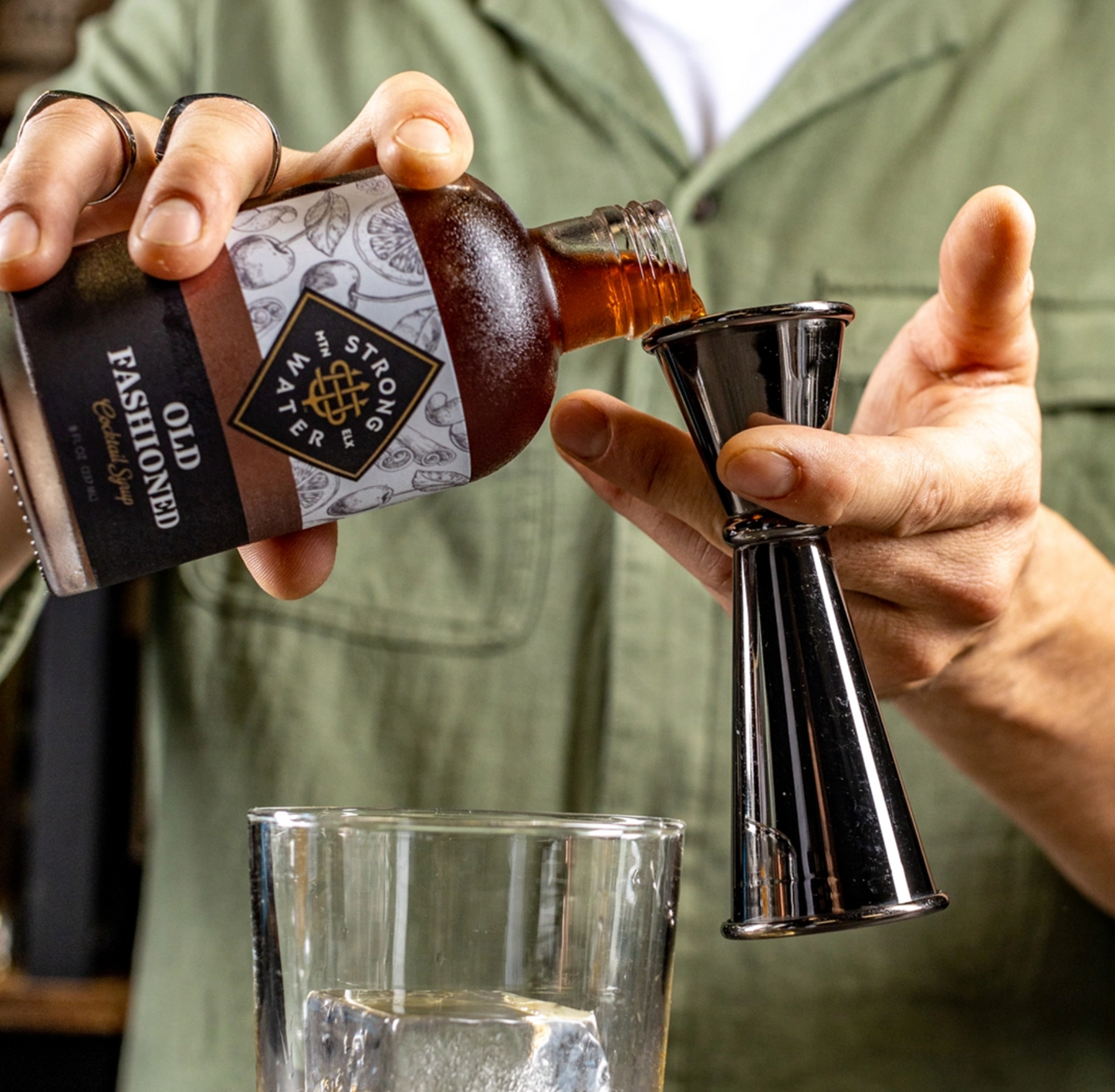 Strongwater Old Fashioned Cocktail Syrup, 8oz.