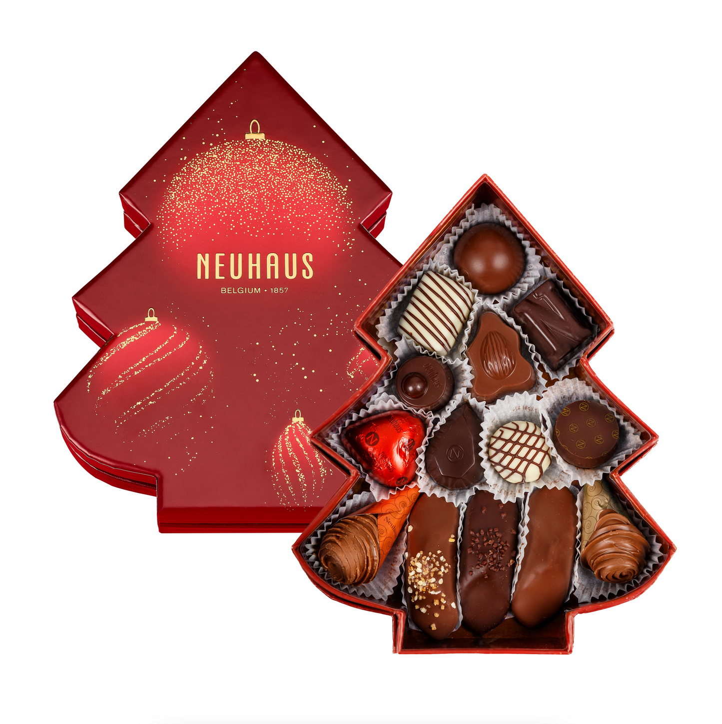 Neuhaus Tree Shaped Chocolate Gift Box, 15pc.
