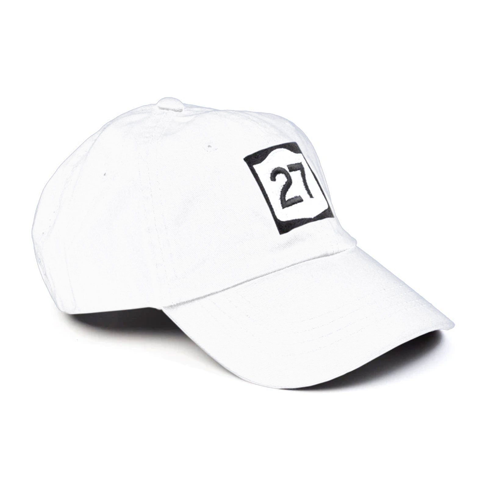 27 Cap in White