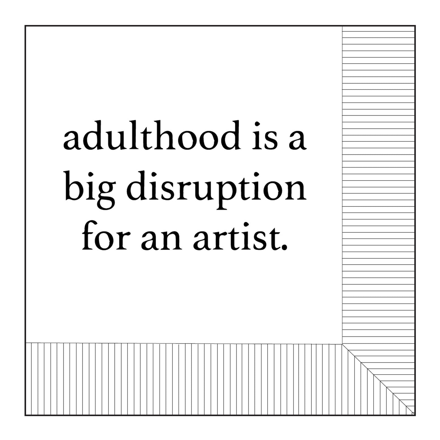 Modern General® Cocktail Napkin, Adulthood
