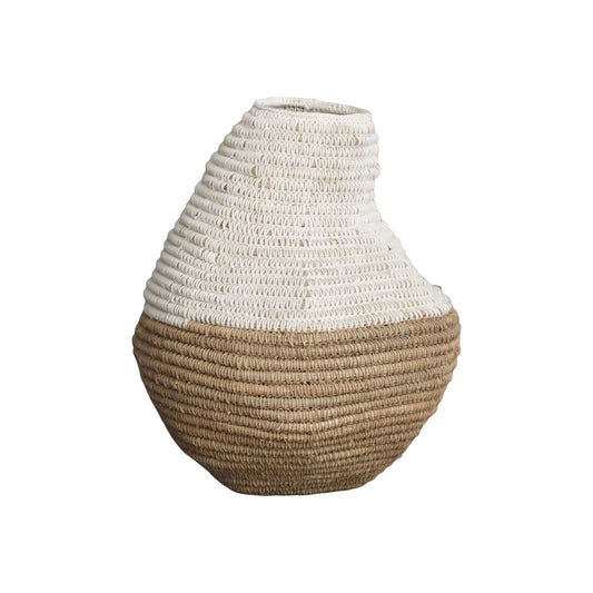 Luna Natural Weaving Vase (Pick Up / Local Delivery Only)