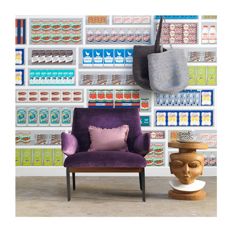 Wallpaper, Supermarket by Paola Navone