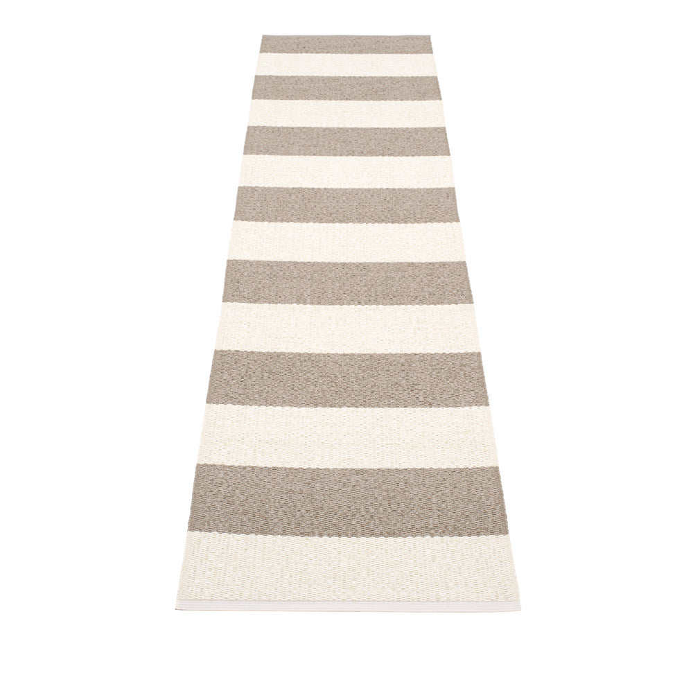Bridgehampton Plastic Floor Mats Mud/Vanilla