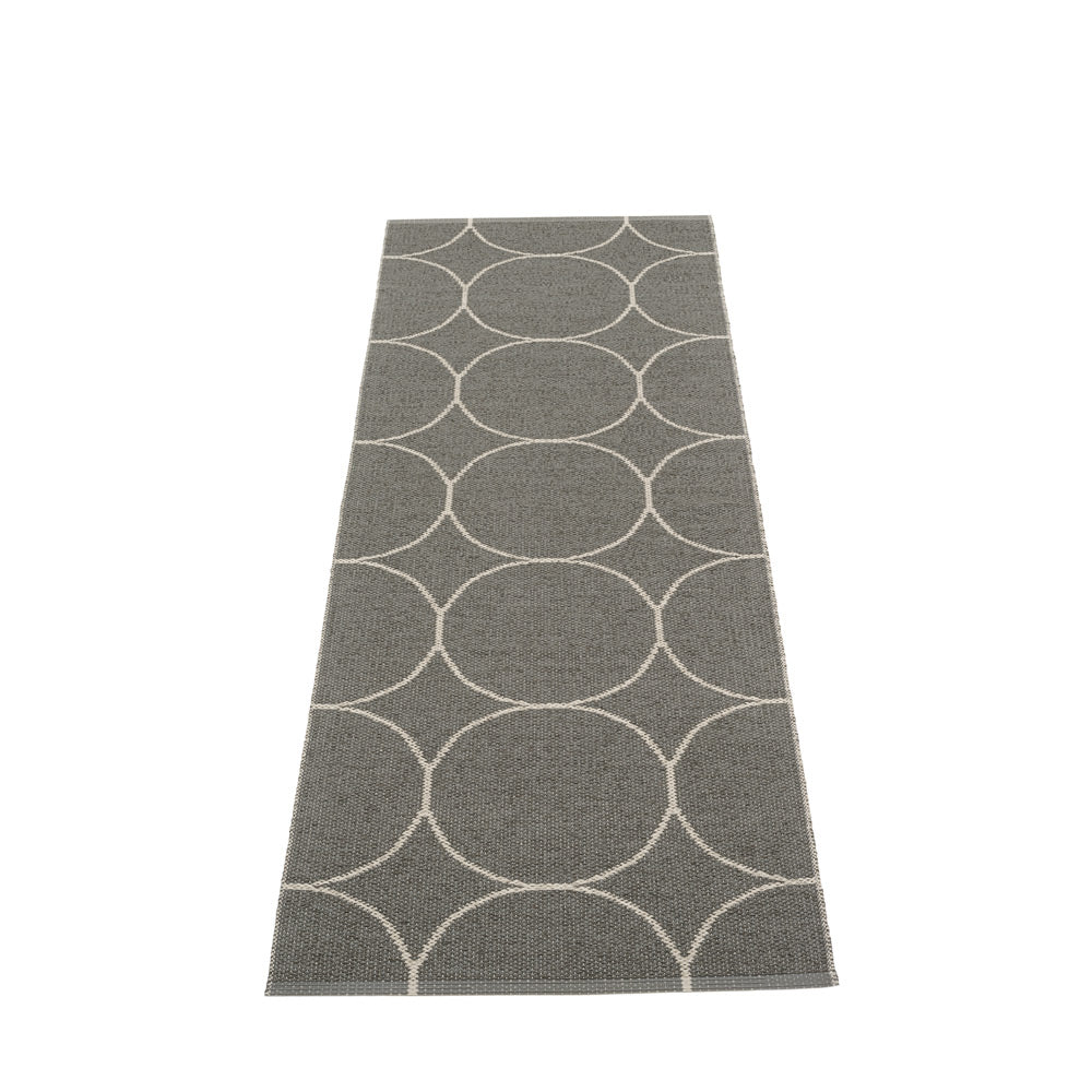 Mecox Plastic Floor Mats Charcoal/Linen (Multiple Sizes)
