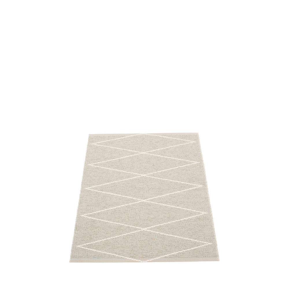 Navy Beach Plastic Floor Mats Linen/Vanilla