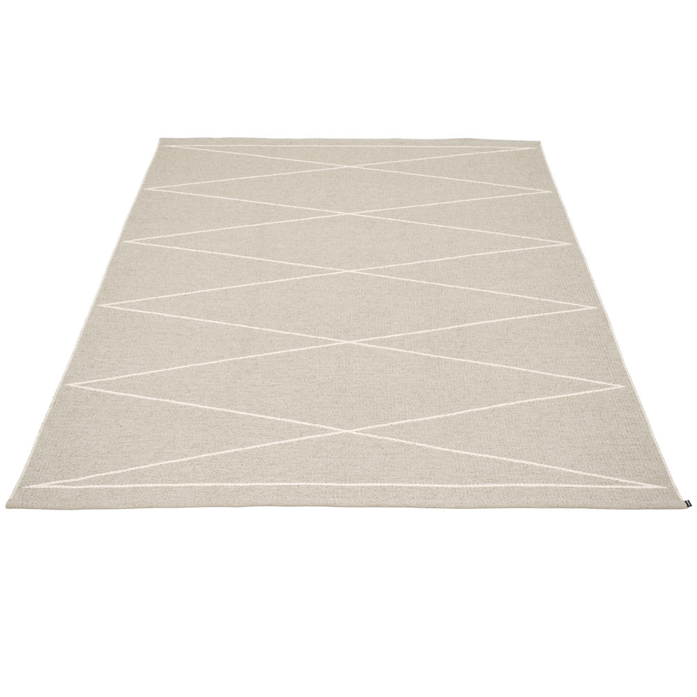 Navy Beach Plastic Floor Mats Linen/Vanilla