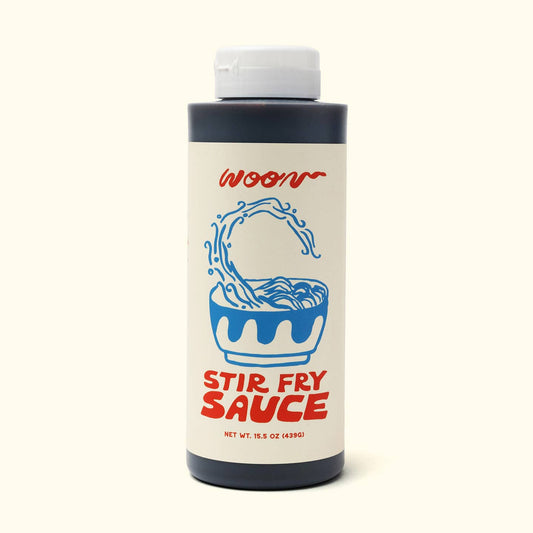 Woon Stir Fry Sauce and Mama's Way Hot Sauce (Pack of 2)