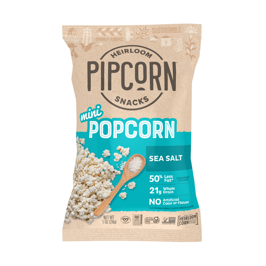 Sea Salt Mini Popcorn 1oz Single-Serve (24 Bags in 1 Case)