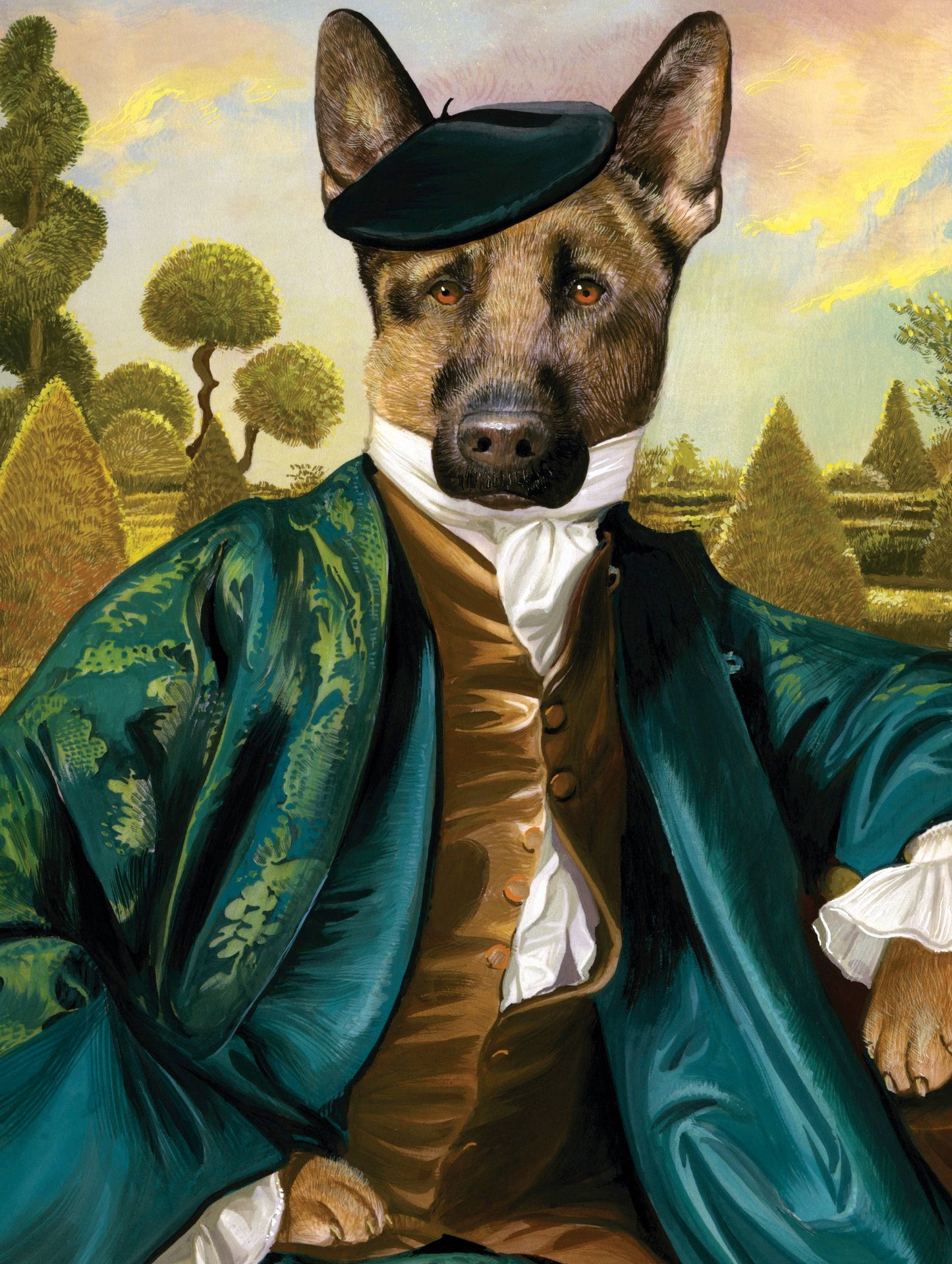 Distinguished Dog - 1000 Piece Jigsaw Puzzle