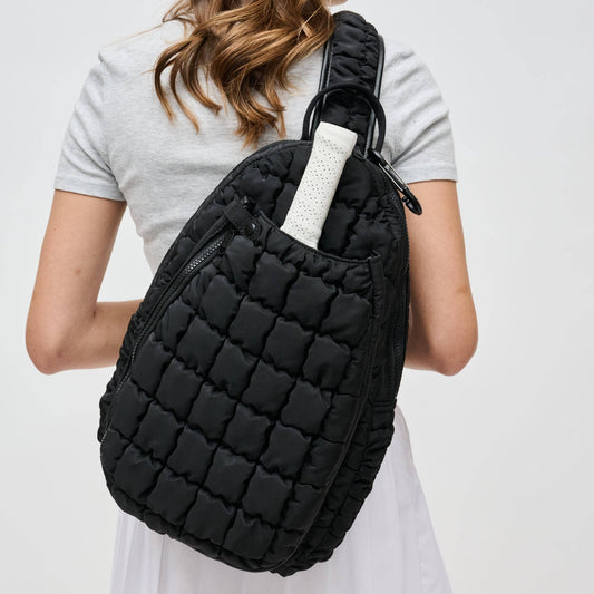 Quilted Puffer Pickleball-Paddle Tennis Sling