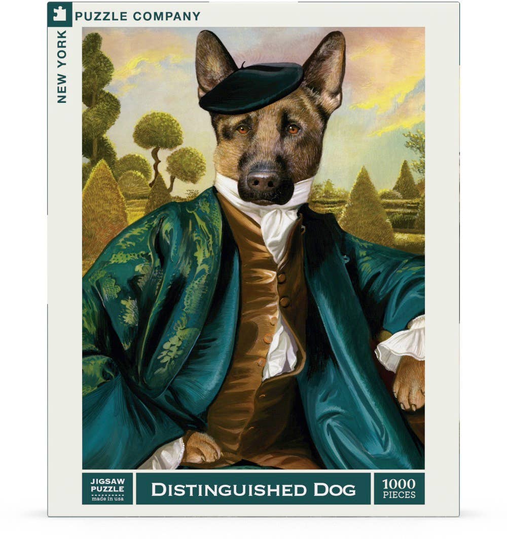 Distinguished Dog - 1000 Piece Jigsaw Puzzle