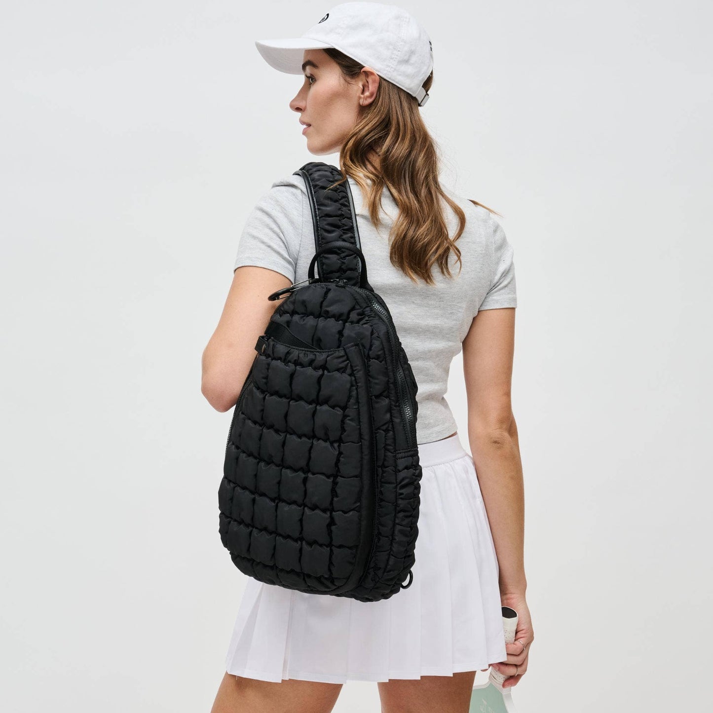 Quilted Puffer Pickleball-Paddle Tennis Sling