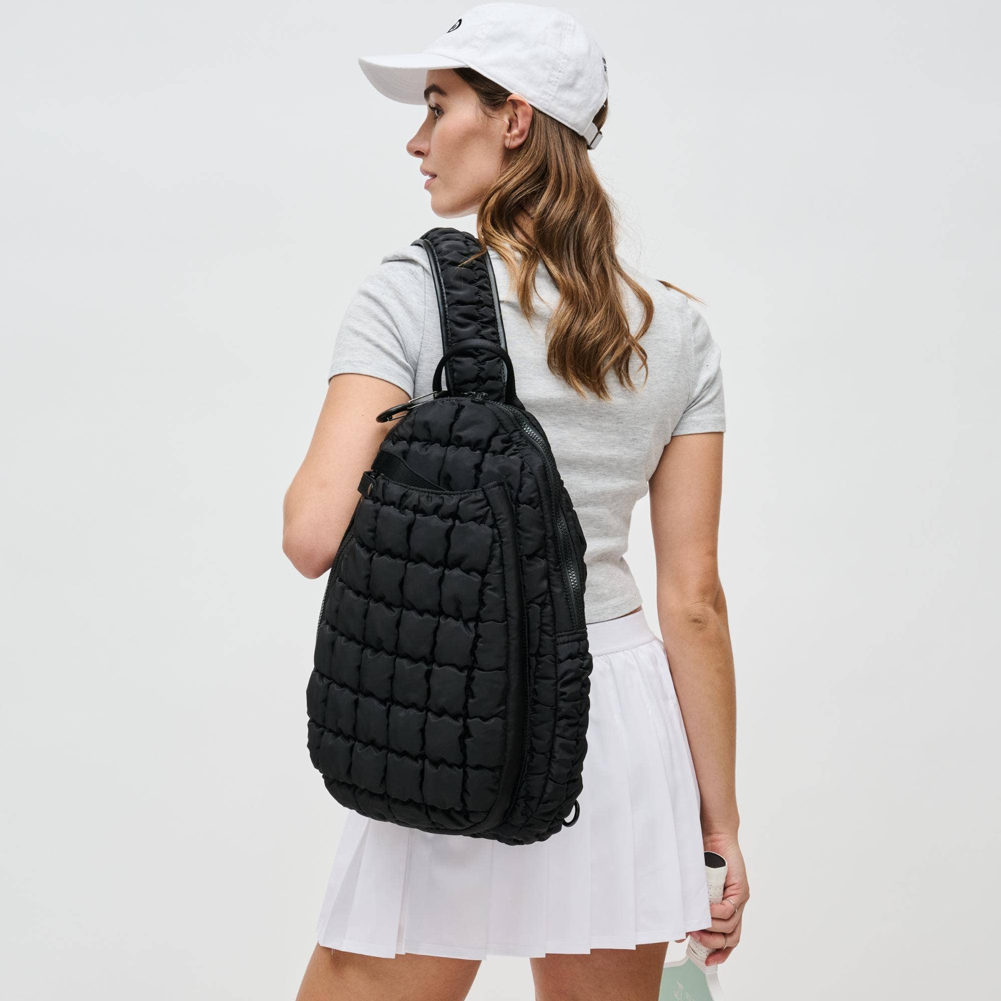 Quilted Puffer Pickleball-Paddle Tennis Sling